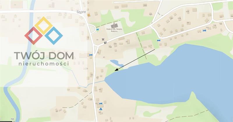Działka z linią brzegową Jeziora Spore, gmina Szcz (3)