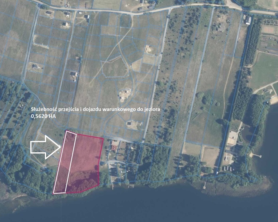 Piękna działka z dojściem do Jeziora Lubie. (14)