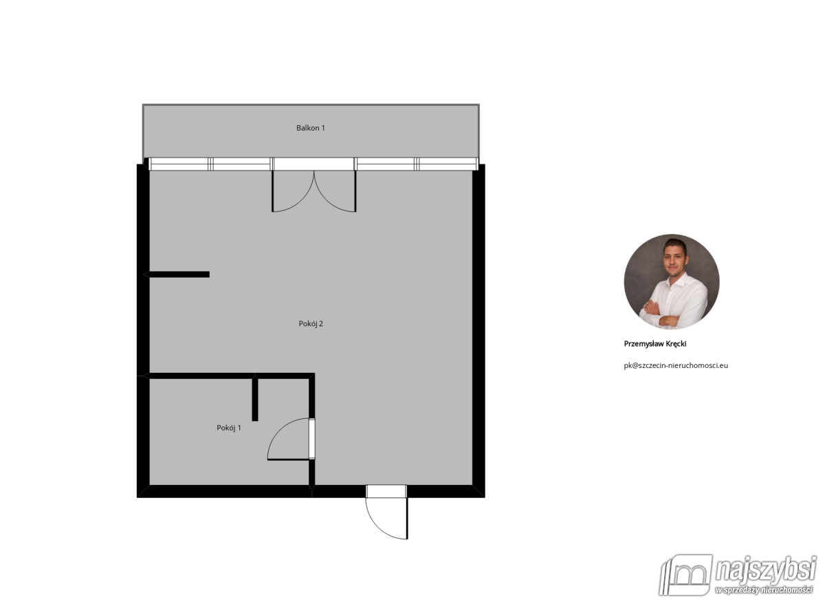 Szczecin - Apartament w Hanza Tower  (14)