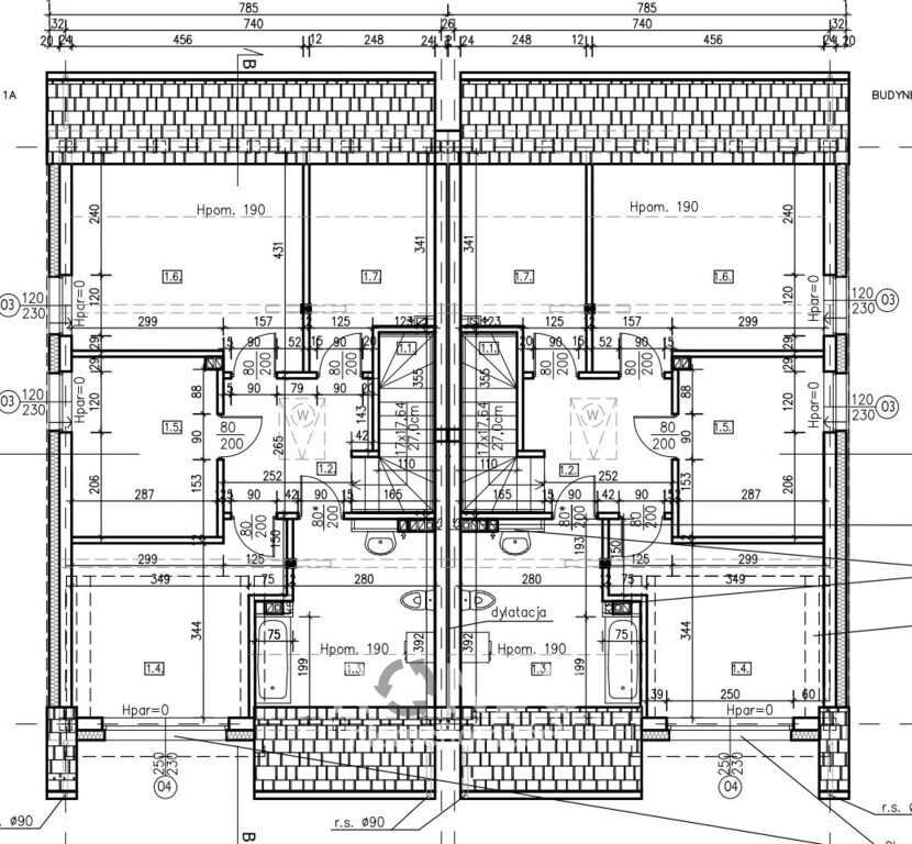 Dom jednorodzinny bliźniak stan deweloperski (4)