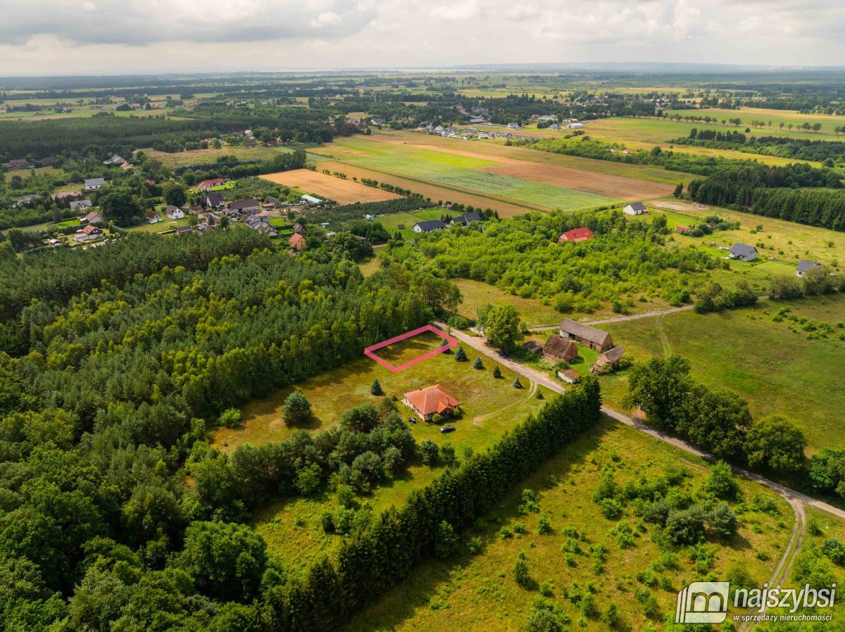 Krępsko - działka o pow. 990 m2 przy ul. Leśnej (1)