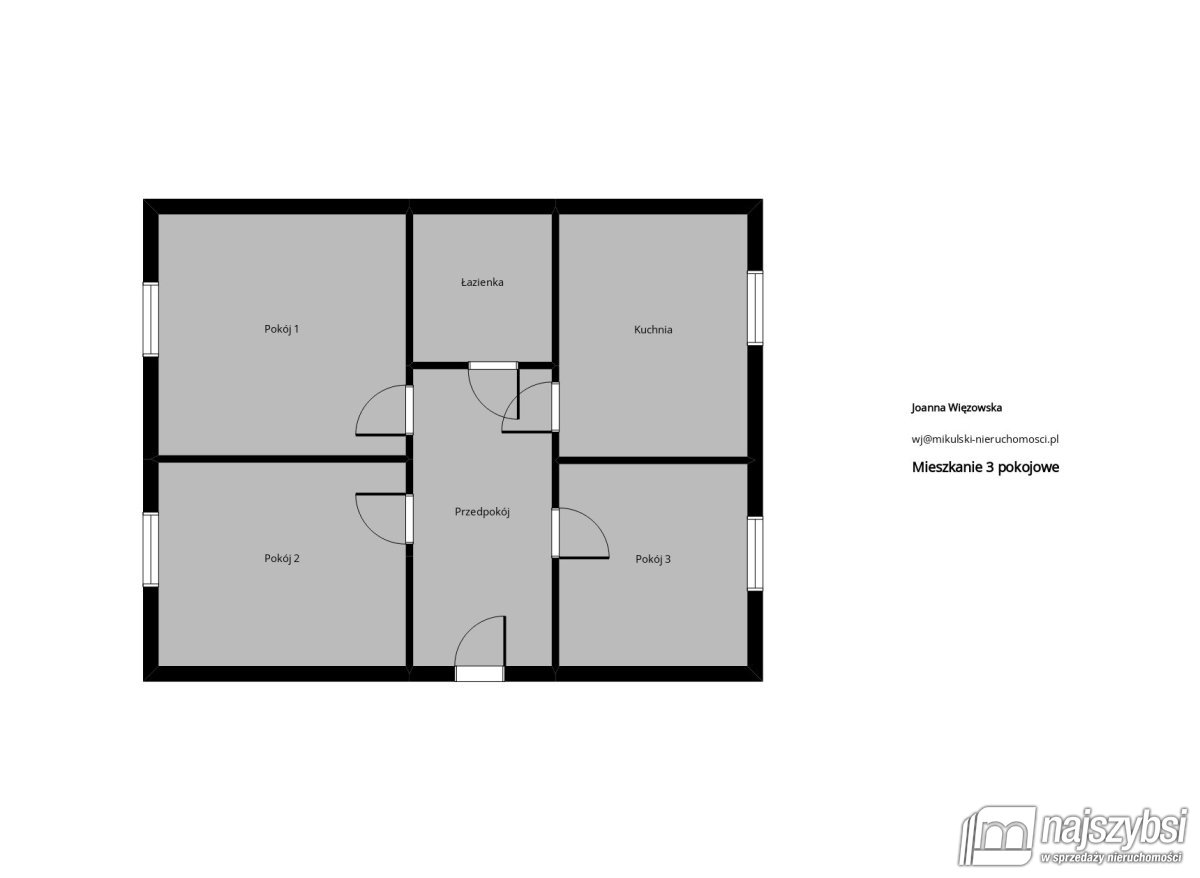 Mosty - mieszkanie 3 pokoje parter 58m² do remontu (15)