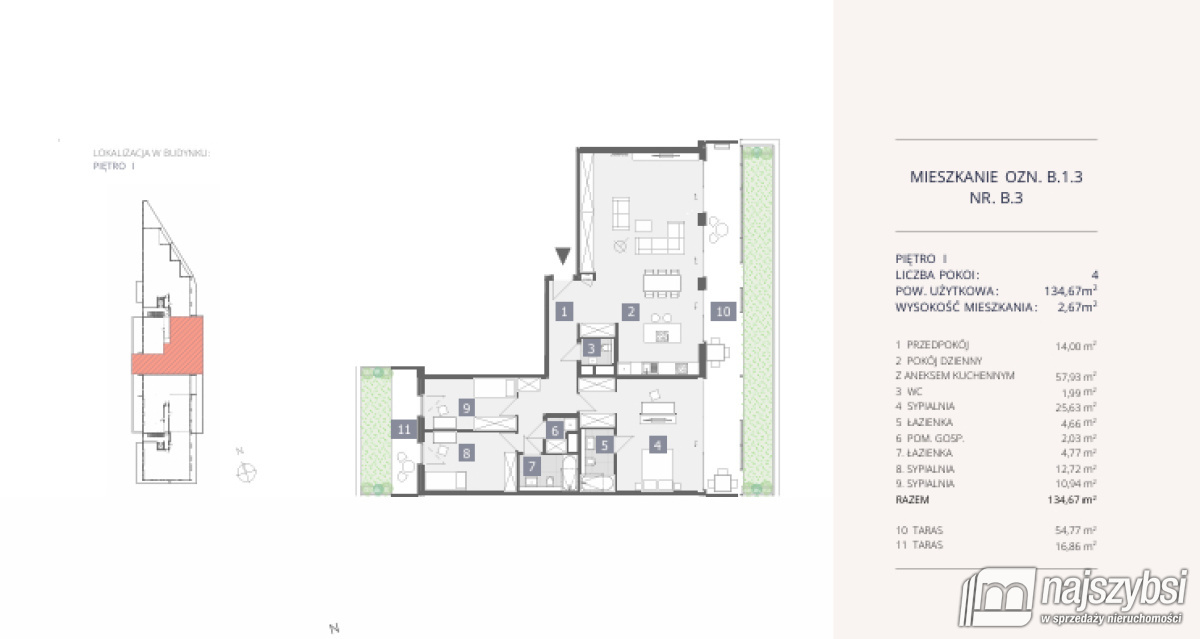Szczecin - 4-pokojowy apartament nad Odrą (2)