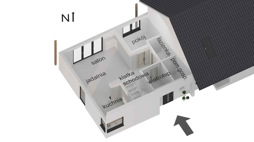 >> Wolna Połowa Bliźniaka! 113m2 >>działka 500m2 (4)