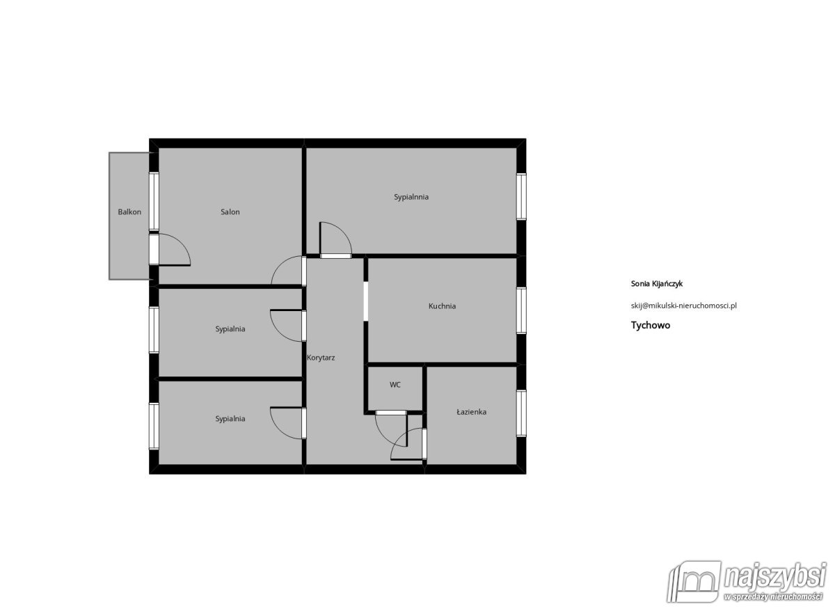 Tychowo - 4 pokojowe mieszkanie w cichej okolicy (11)