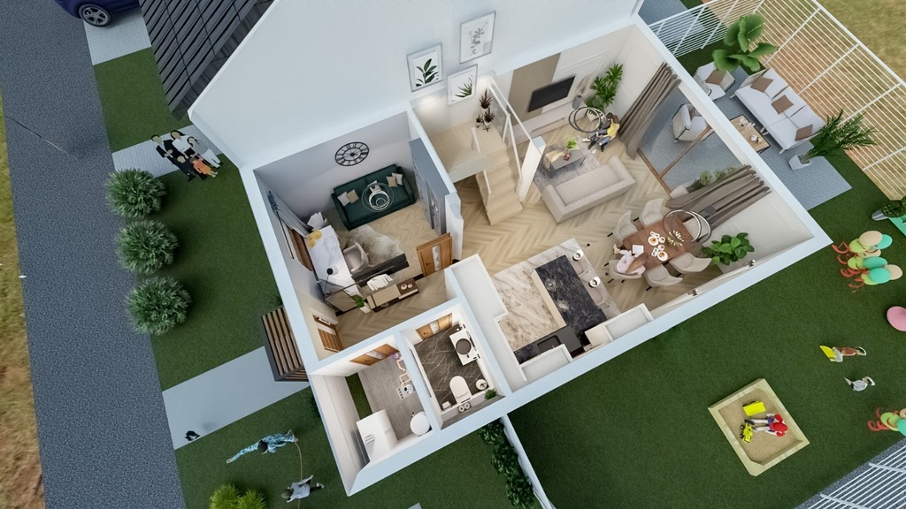 Okazja! Dom w cenie mieszkania 3 min. od centrum! (1)