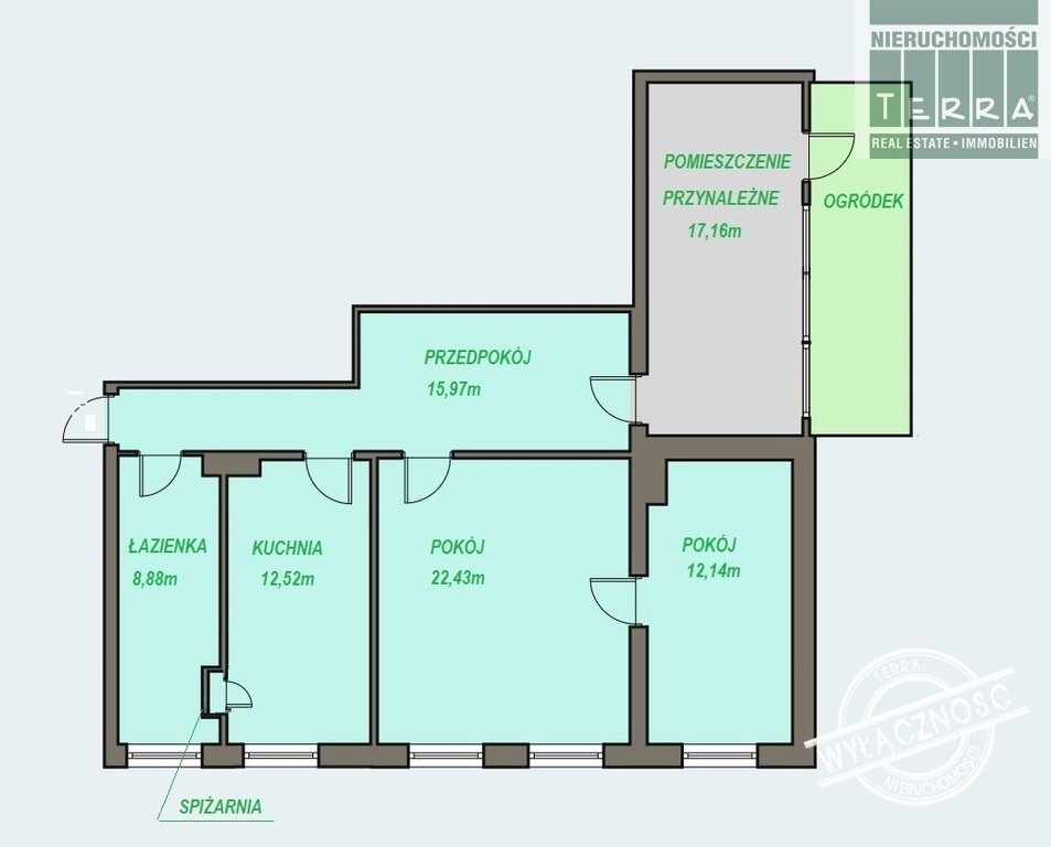 Mieszkanie 71m2 z ogródkiem (12)