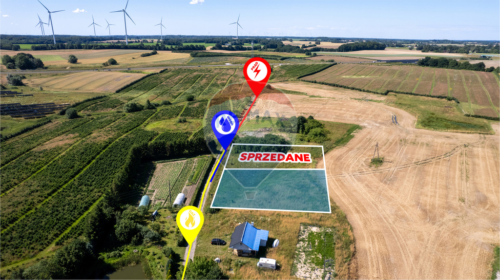 Działka z pozwoleniem na budowę - 6 km od morza! (3)