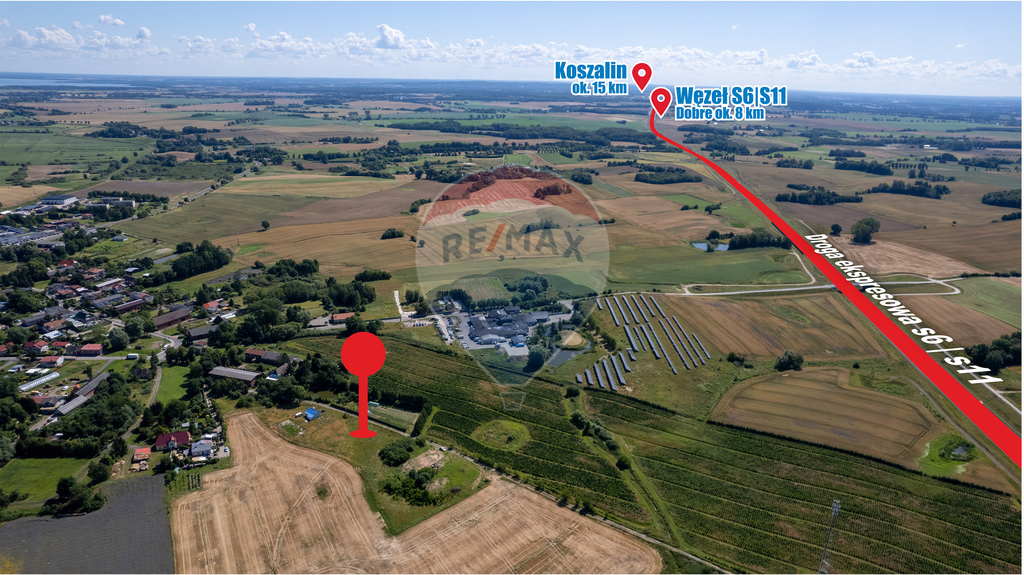 Działka z pozwoleniem na budowę - 6 km od morza! (5)