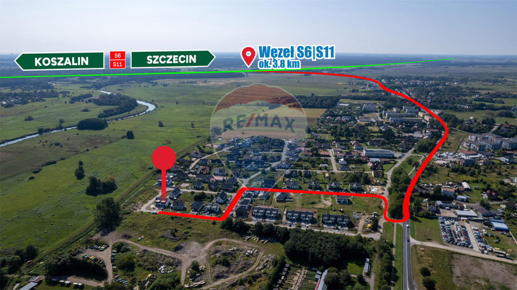 Piękny dom w zabudowie bliźniaczej Kołobrzeg! (4)