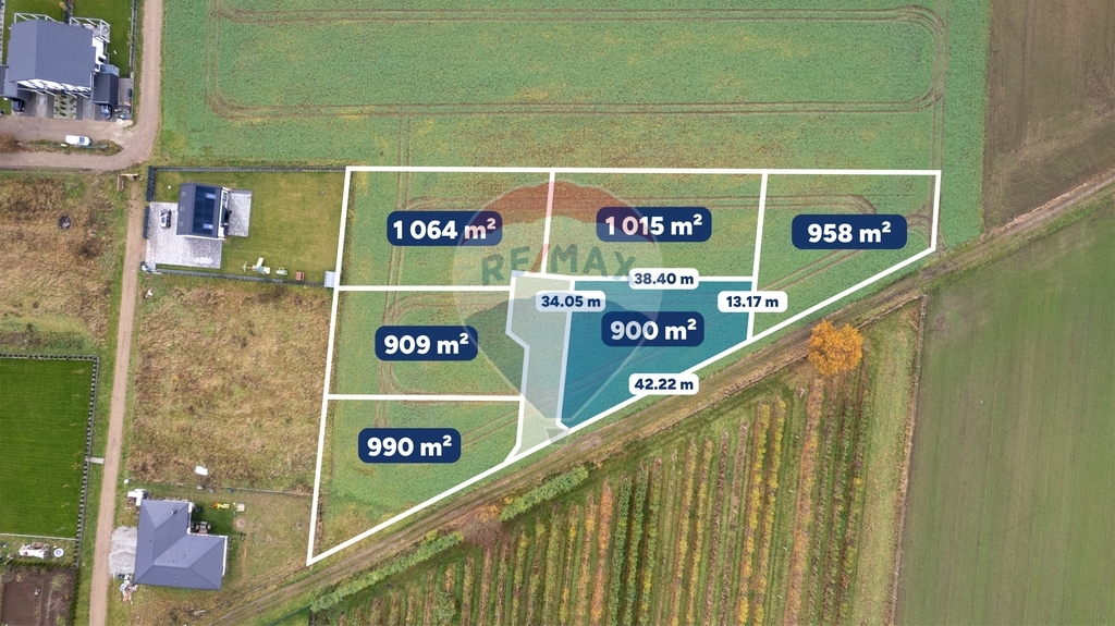 Działka pod dom jednorodzinny, Konikowo 900 m² (1)
