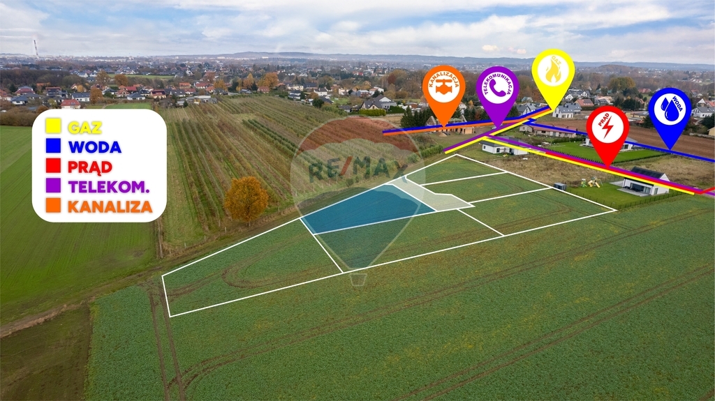 Działka pod dom jednorodzinny, Konikowo 900 m² (2)