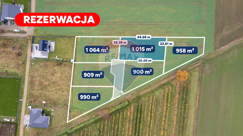 Działka budowlana 1015 m2, idealna pod dom! (1)