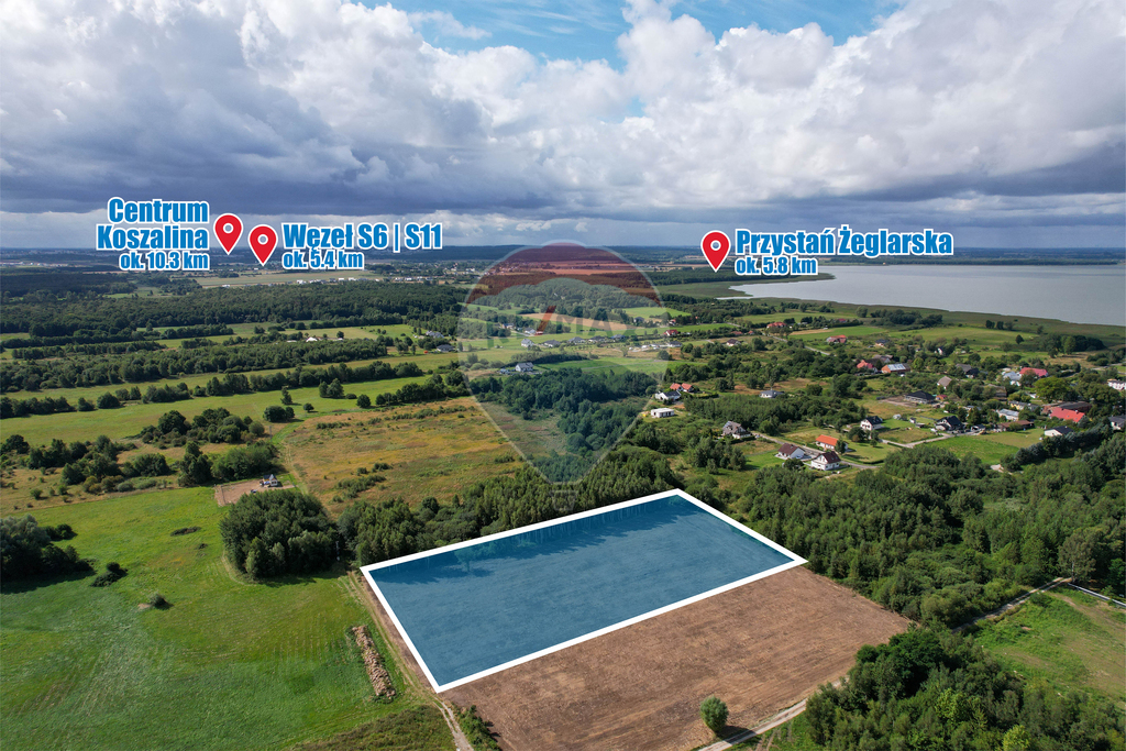 Atrakcyjna działka 150 m od jeziora Jamno! (4)
