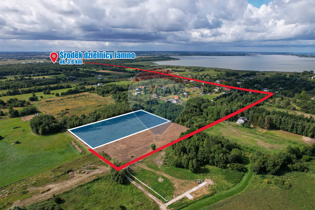 Atrakcyjna działka 150 m od jeziora Jamno! (5)