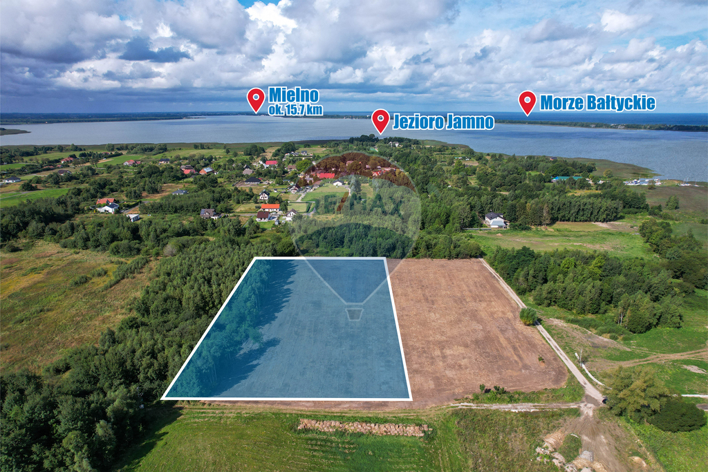 Atrakcyjna działka 150 m od jeziora Jamno! (6)