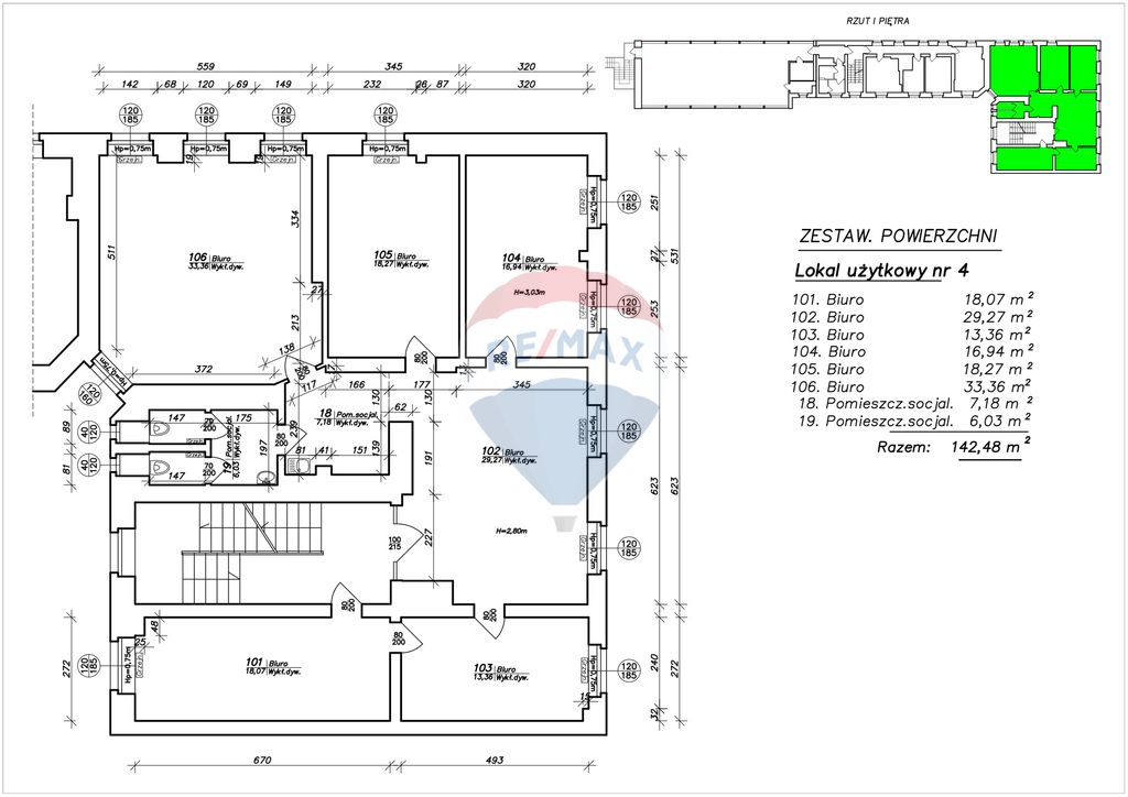 Lokal biurowy 142,48 m2 z dużym potencjałem! (6)