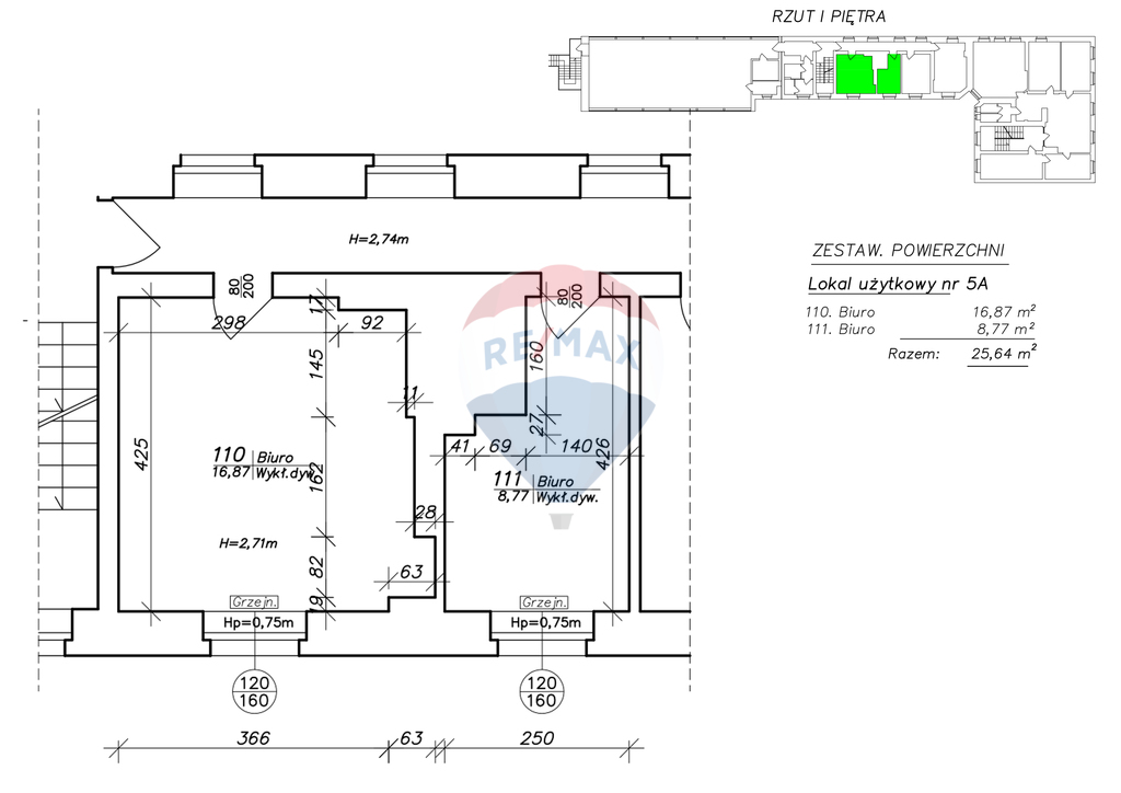Lokal biurowy 25,64 m2 z dwoma pokojami! (6)