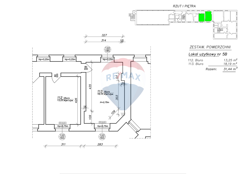 Lokal biurowy 31,44 m2 z dwoma pokojami! (5)