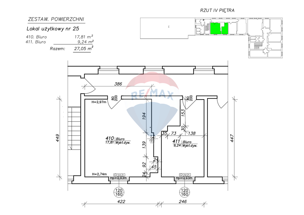Lokal biurowy 27,05 m2 na IV piętrze biurowca! (8)