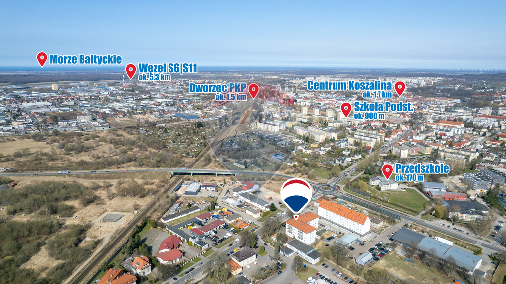 Dwupoziomowe mieszkanie w Koszalinie (82,8 m2)! (3)