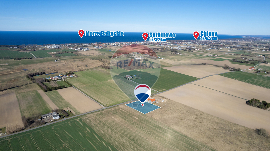Działka budowlana 33 ary, 2,5km od plaży WZ (1)