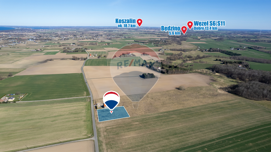 Działka budowlana 33 ary, 2,5km od plaży WZ (5)