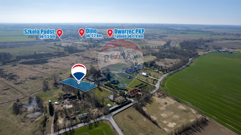 Piękna działka ze stawem, 3 km od morza: Śmiechów (3)