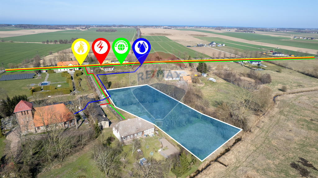 Piękna działka ze stawem, 3 km od morza: Śmiechów (5)