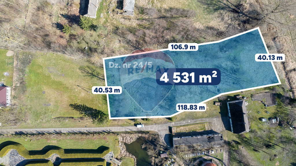 Piękna działka ze stawem, 3 km od morza: Śmiechów (6)