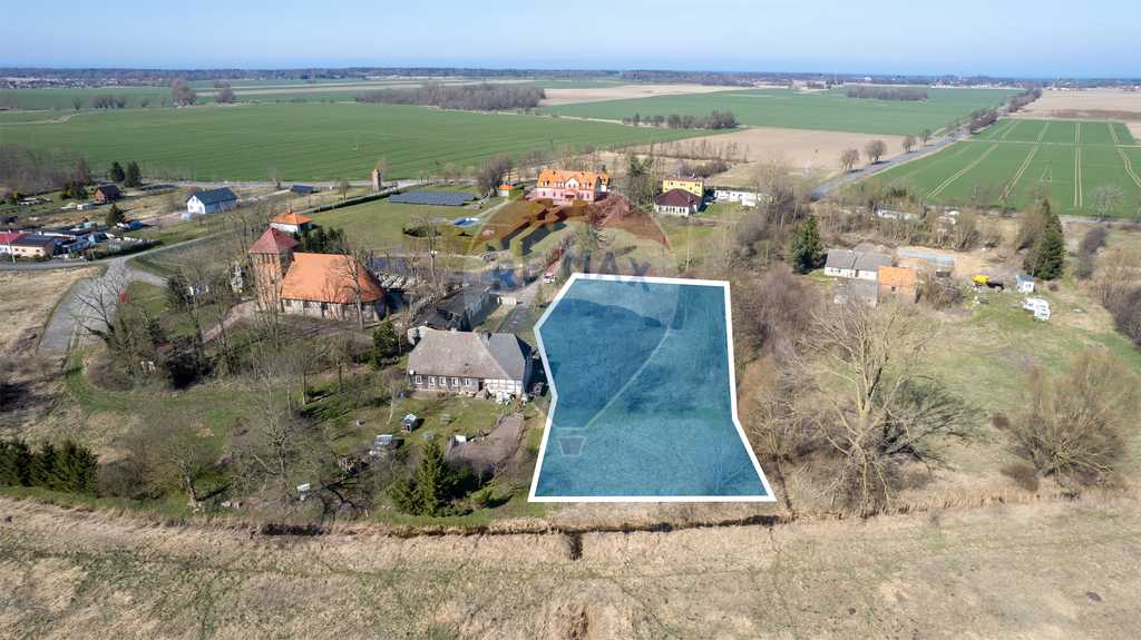 Piękna działka ze stawem, 3 km od morza: Śmiechów (10)