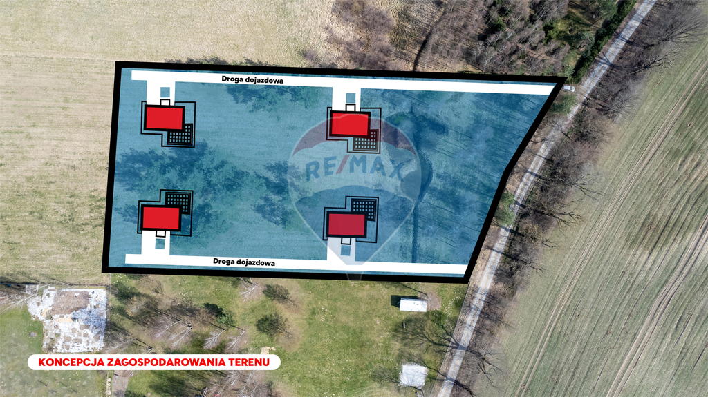 Działka inwestycyjna 9998 m² | Wyszebórz | Jeziora (1)
