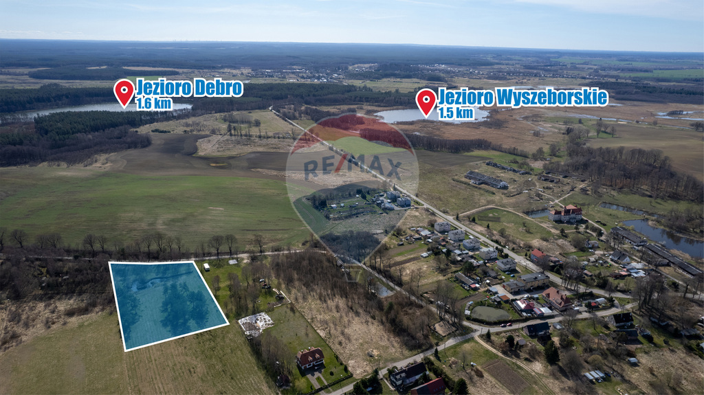 Działka inwestycyjna 9998 m² | Wyszebórz | Jeziora (3)