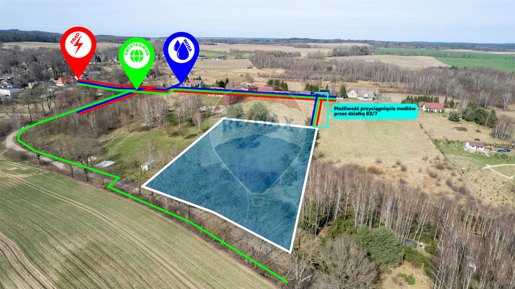 Działka inwestycyjna 9998 m² | Wyszebórz | Jeziora (4)