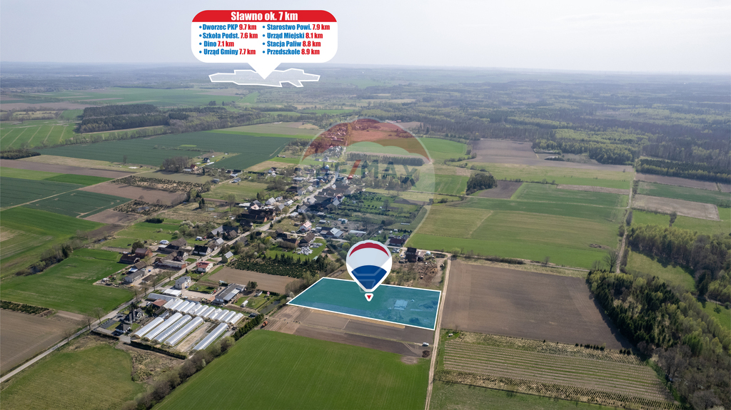 Działka 9157 m2 z rozpoczętą budową w Radosławiu! (3)