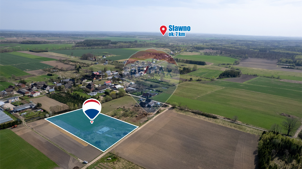 Działka 9157 m2 z rozpoczętą budową w Radosławiu! (6)