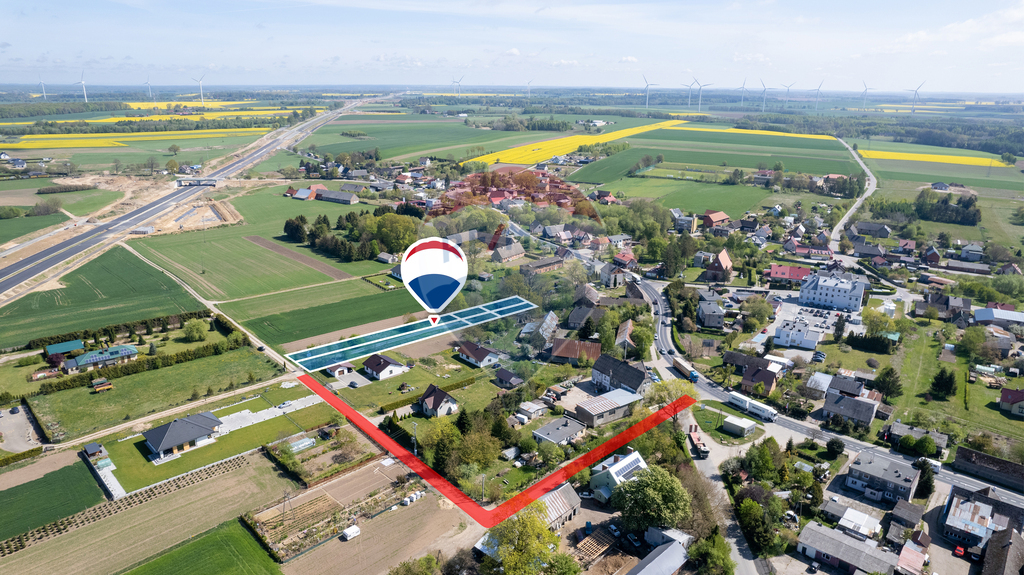 Działka 2450 m² | Media |  Malechowo (1)