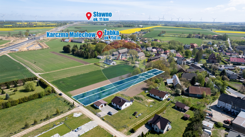 Działka 2450 m² | Media |  Malechowo (3)