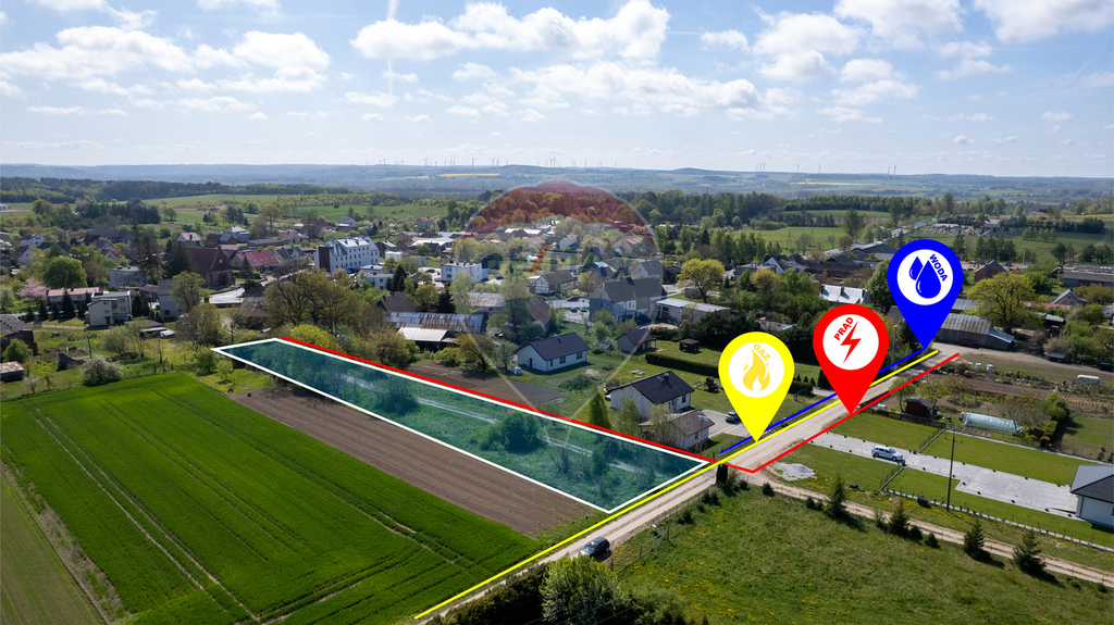 Działka 2450 m2 | Media |  Malechowo (5)