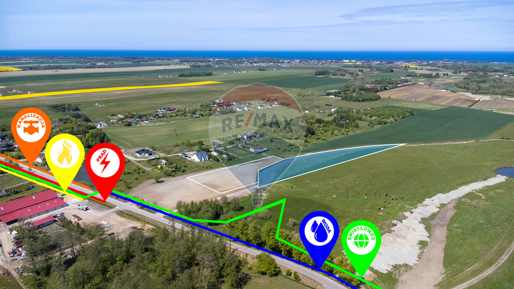 Działka na sprzedaż – 6452 m², Śmiechów k. Gąsek (5)