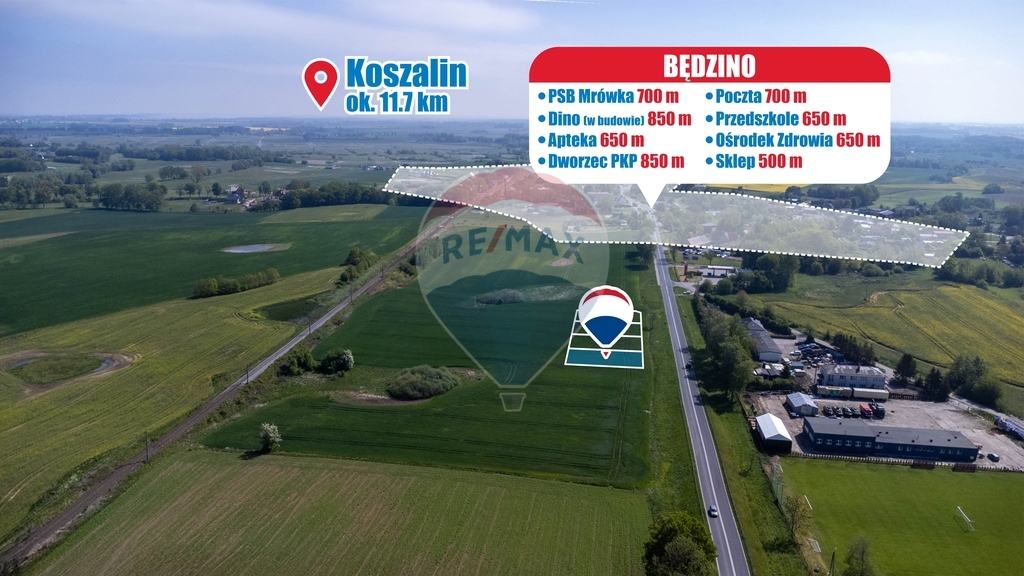 Atrakcyjna działka budowlana 900 m2 – Będzino (5)