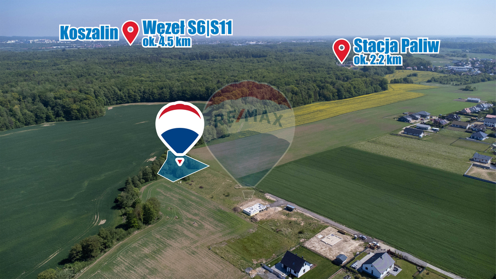 Działka z WZ o pow. 2414 m2 w Mścicach! (6)