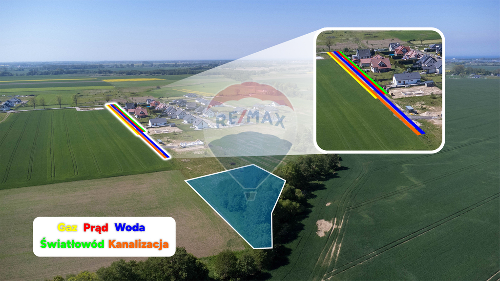 Działka z WZ o pow. 2414 m2 w Mścicach! (7)