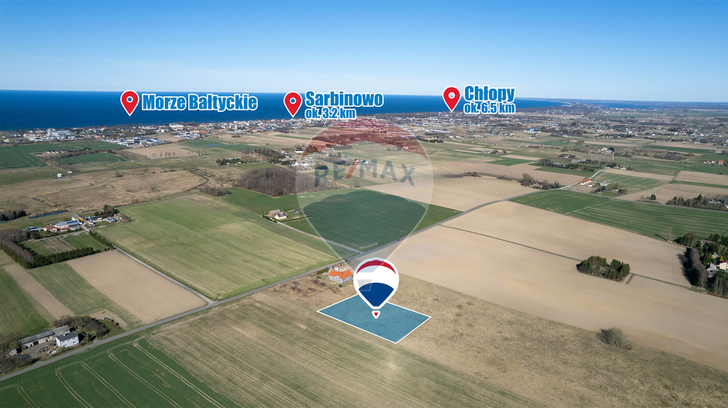 Piękna działka budowlana 2,5 km od morza - 35 arów (1)