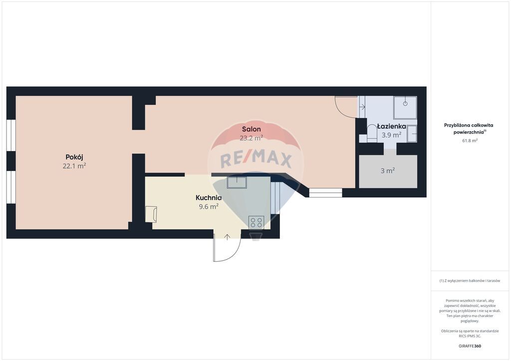 Mieszkanie 2 pok. na parterze w Połczyn-Zdrój! (4)
