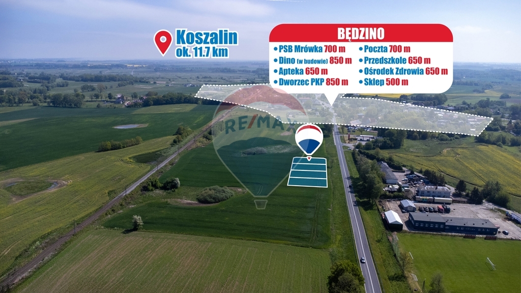 Atrakcyjne działki budowlane 900 m2 - Będzino (10)