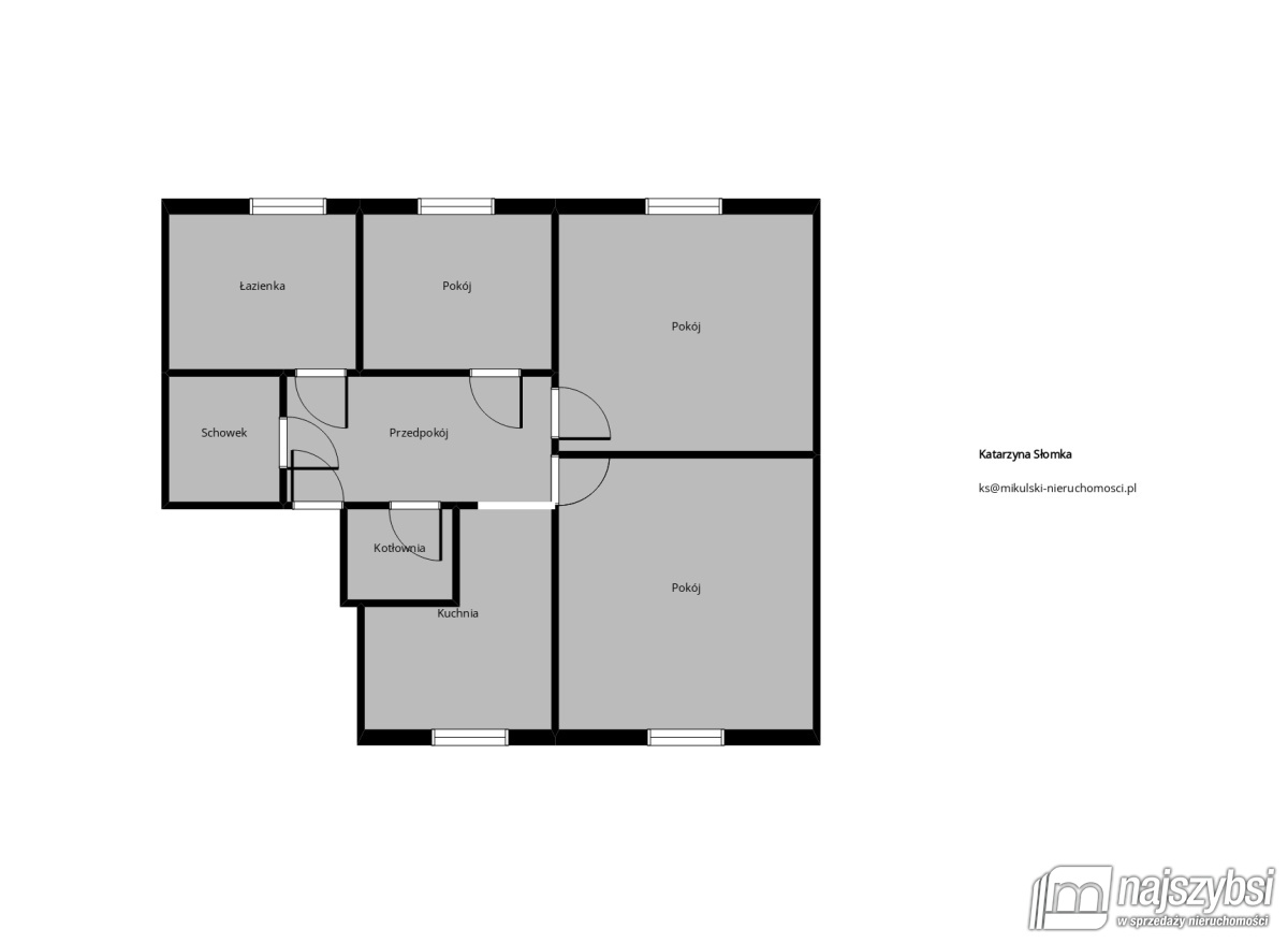 Choszczno - 3 pokoje z ogródkiem (14)