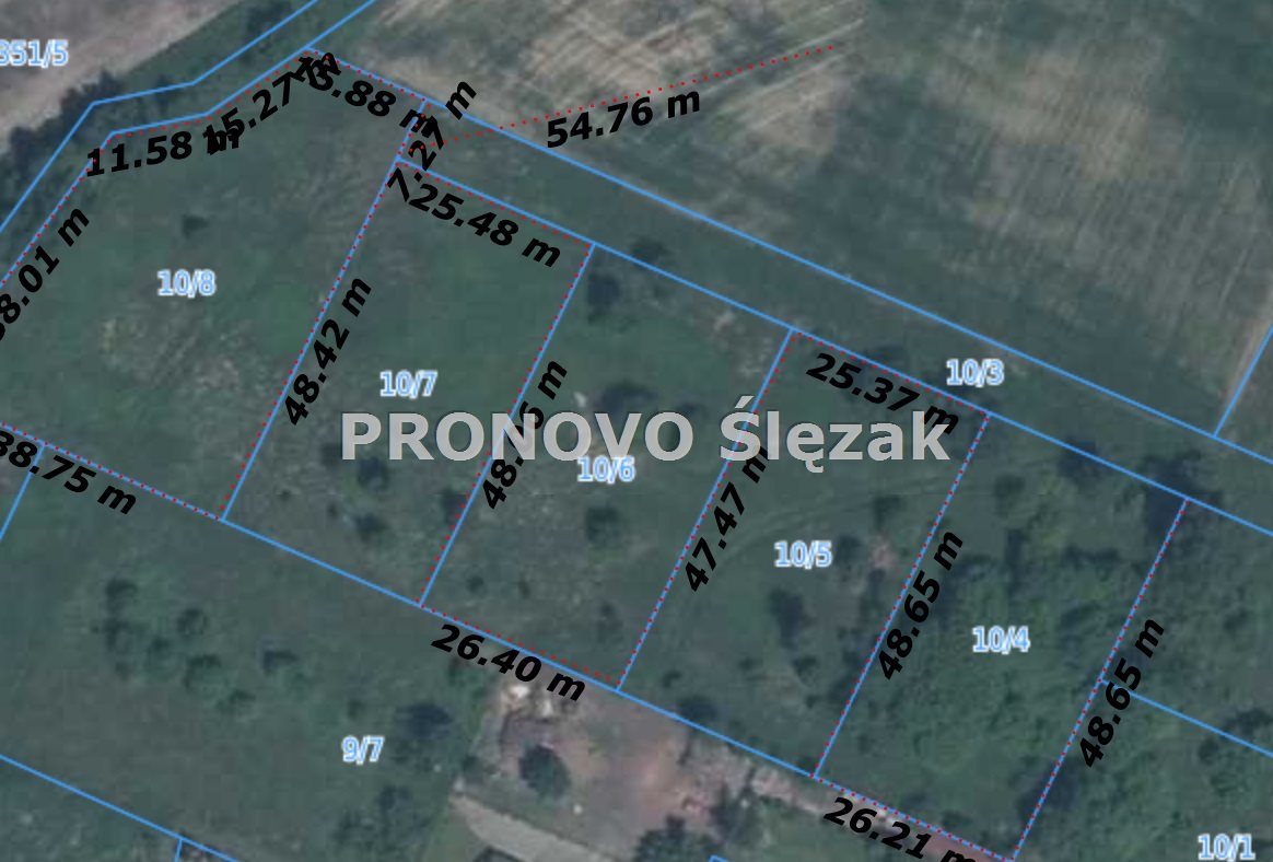 Rościsławice.Działka 1266 m².8 min od Obornik Śl. (9)