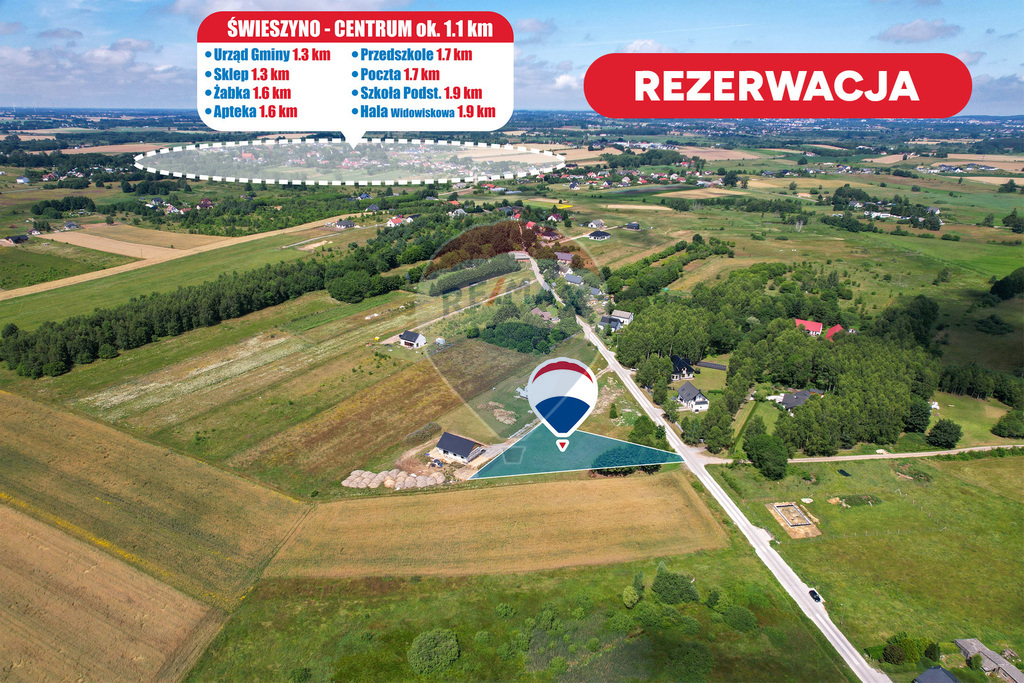 Kępa Świeszyńska, działka budowlana 1975 m², MPZP (1)