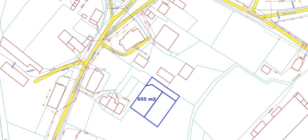 Działka w Dobrej 655 m2 Centrum Miasta (2)